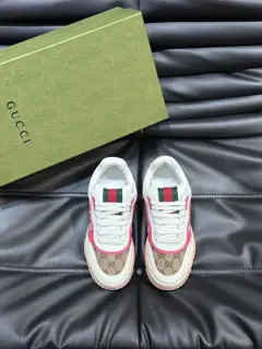 Gucci Re-Web series Men’s webbing leather sneakers