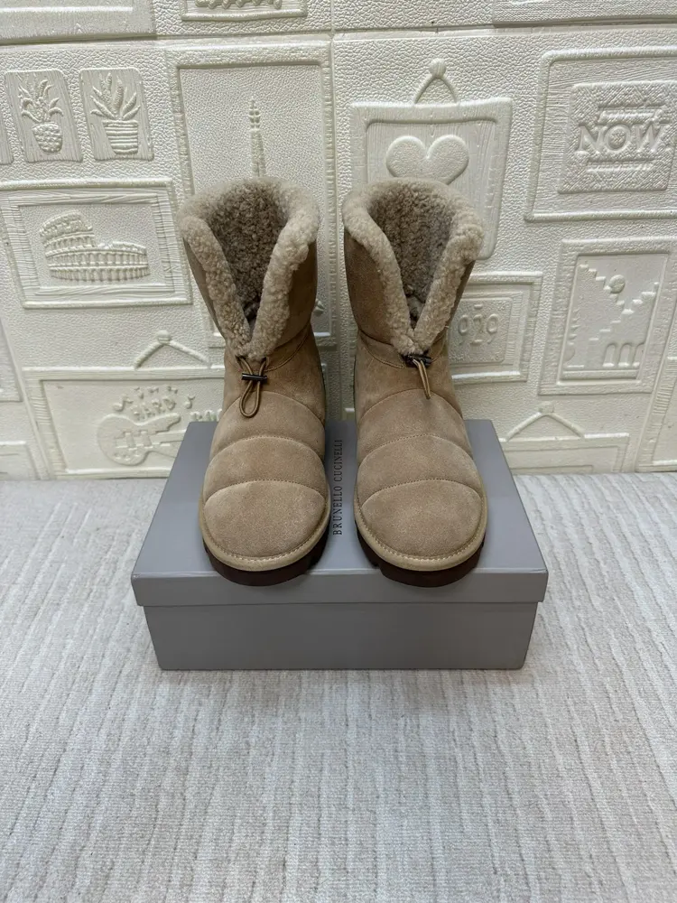 Brunello Cucinelli lambskin mid-boots