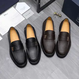 Dior business casual slip-on shoes