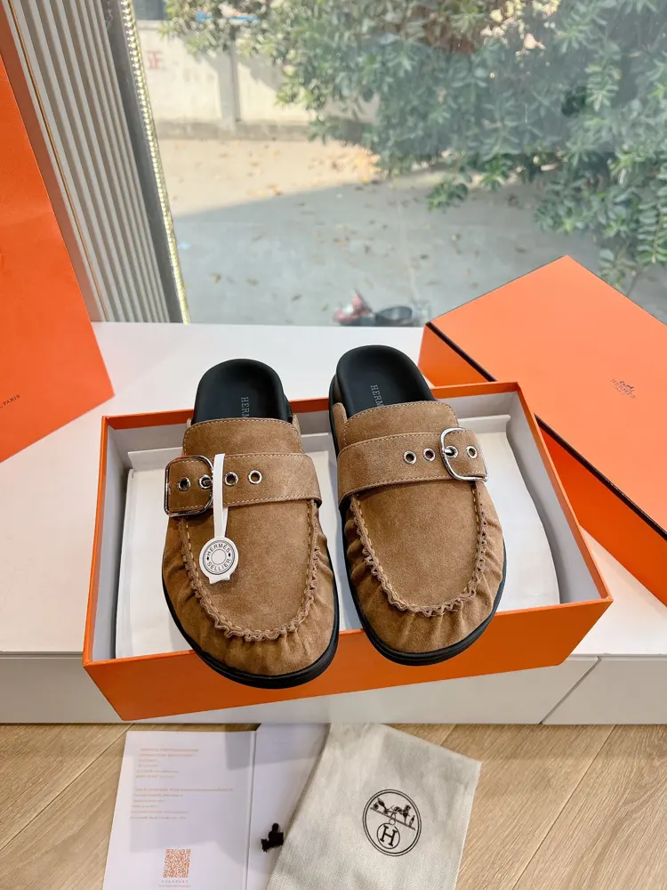 Hermès half-slippers