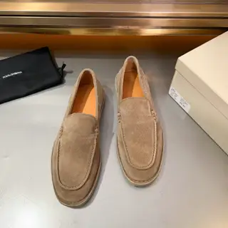 Dolce & Gabbana New Florio series soft suede moccasins