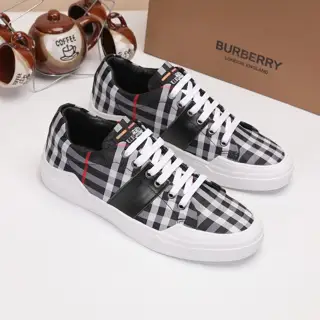 BURBERRY Original cowhide imported from Italy with original mesh fabric splicing design