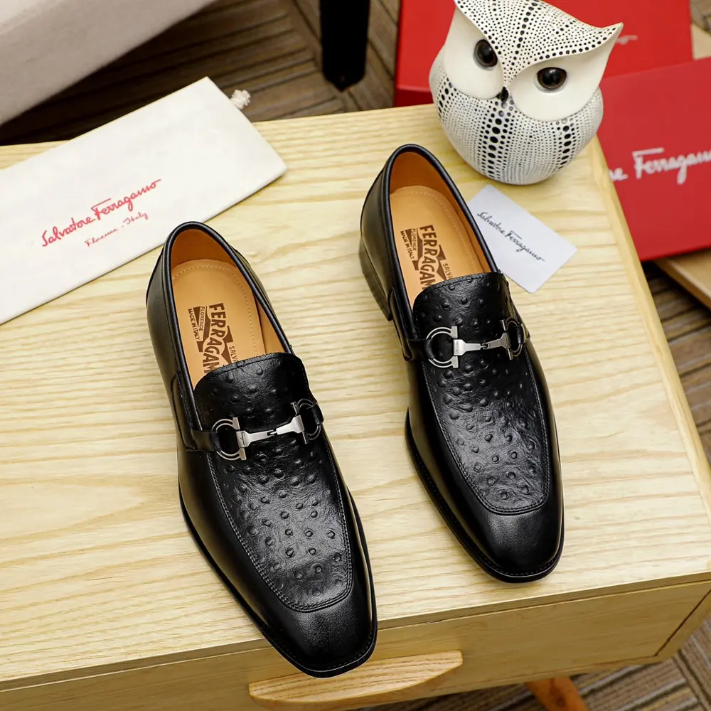 Salvatore Ferragamo casual slip-on shoes Official website original 1:1 mold