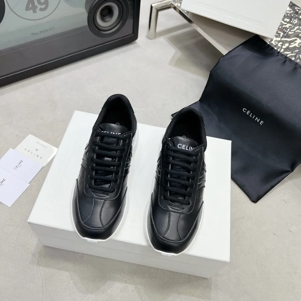 Celine RUNNER CR-01 low-top cowhide sneakers