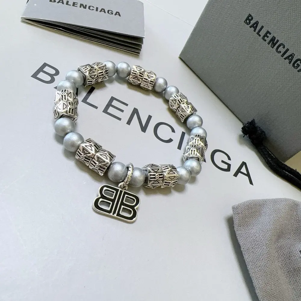 Balenciaga liquid metal silver Balenciaga bracelet