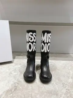 Dior The D-Major boot features a distinctive design element for a striking look. Made from