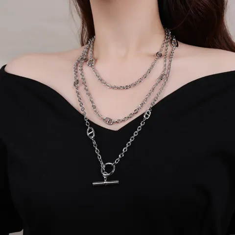 Hermes pig nose Farandole necklace can be used as a bracelet/anklet/waist chain/bag chain