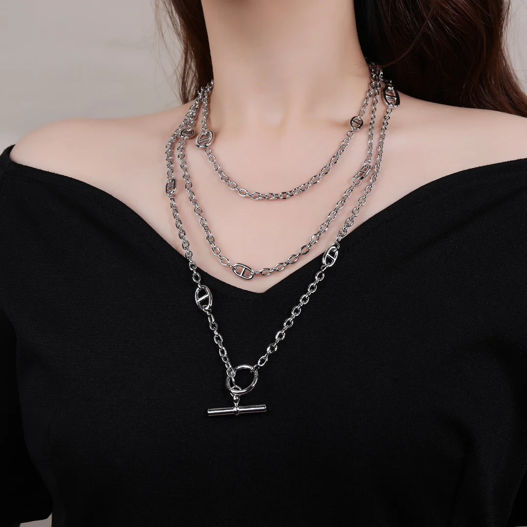 Hermes pig nose Farandole necklace can be used as a bracelet/anklet/waist chain/bag chain