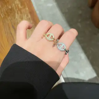 Dior CD diamond fashion series ring