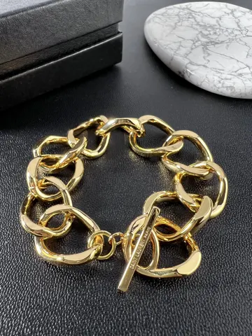Saint Laurent Large Metal Chain Bracelet
