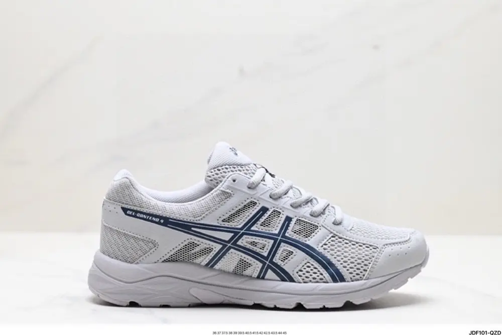ASICS breathable mesh upper with some synthetic leather material