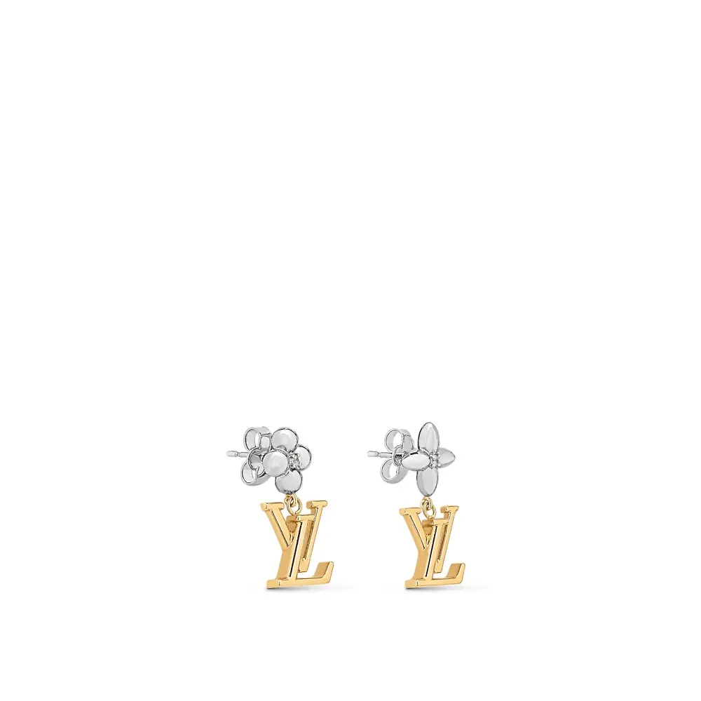 Louis Vuitton floral earrings