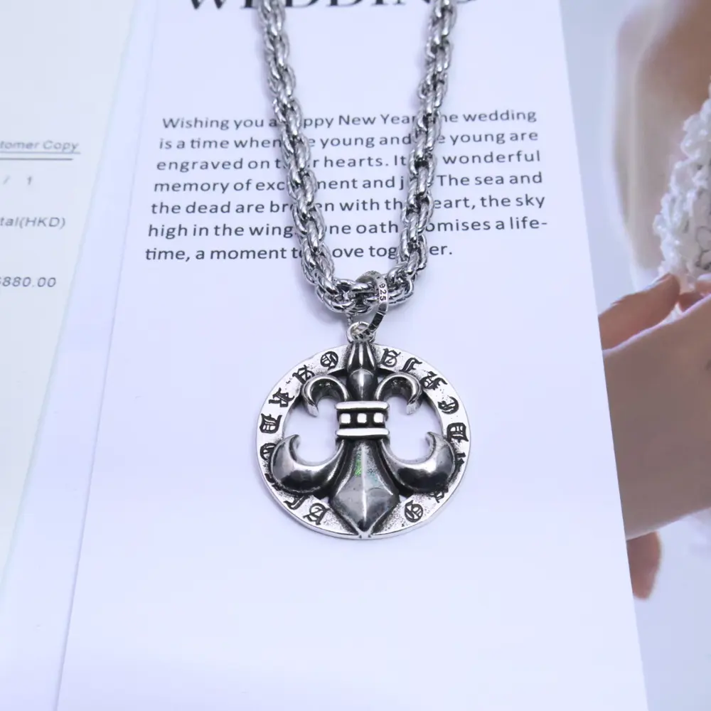 Chrome Hearts Necklace handmade chain Super cool Chrome Hearts necklace Different patterns