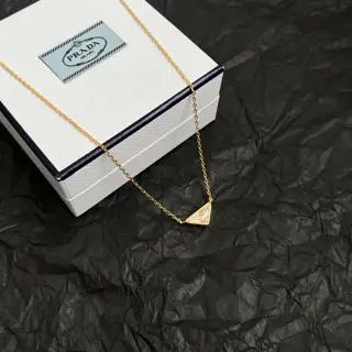PRADA Triangle Necklace A popular new product