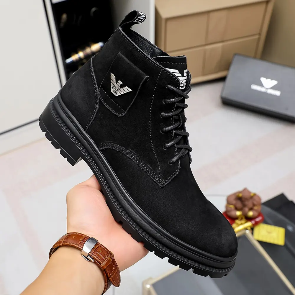 Armani new men’s casual business leather shoes Official website original copy