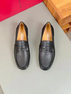 Salvatore Ferragamo GANCINI Buckle Moccasin. A modern interpretation of the classic