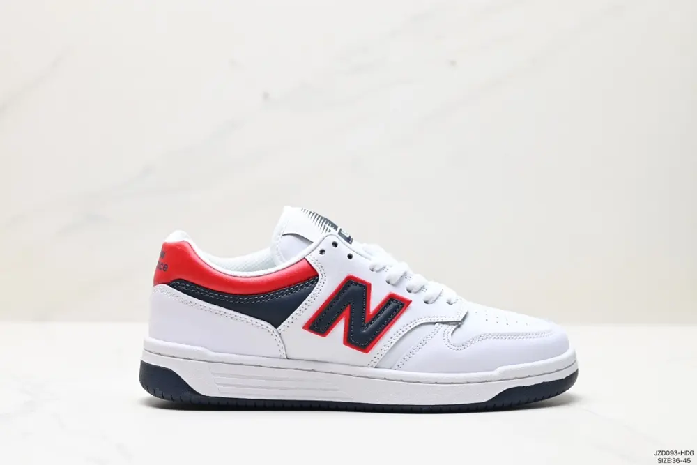 New Balance NB480 series shock-absorbing and wear-resistant low-top lace-up casual sneakers BB480LEC