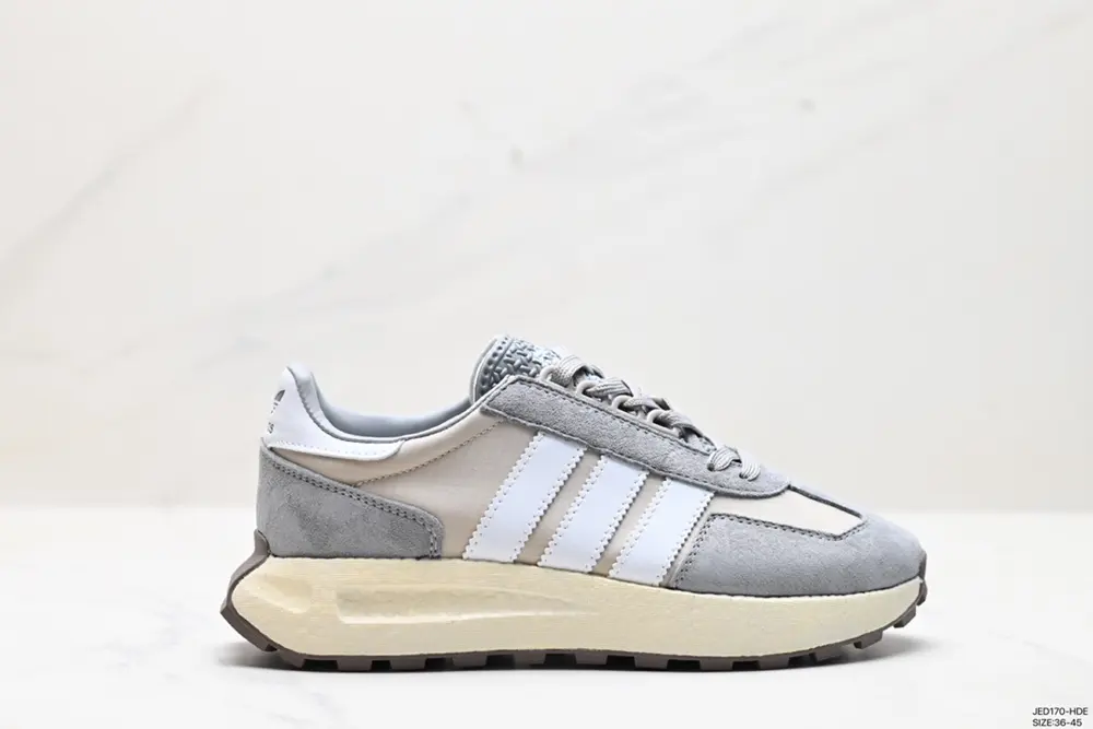 Adidas Retropy E5 Adidas new sports casual popcorn running shoes Clover thick sole white GW8259
