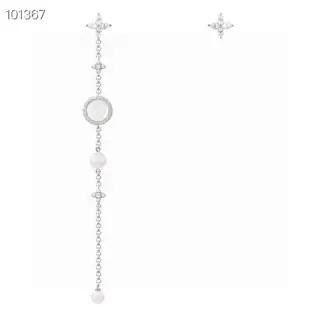 Apm monaco long mother-of-pearl earrings