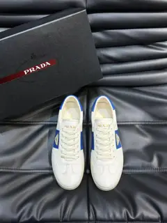 Prada men’s leather sneakers