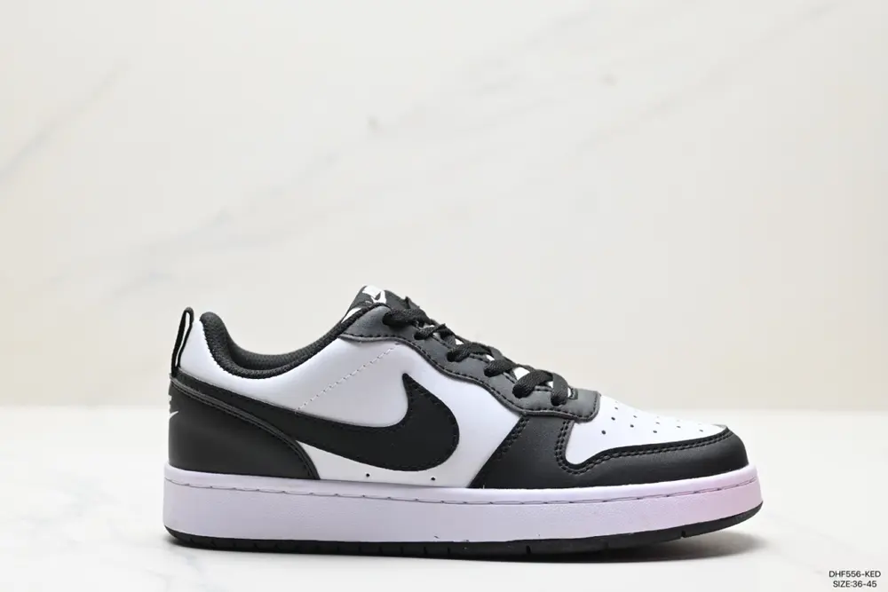 Nike Court Vision Low White Black Sneakers