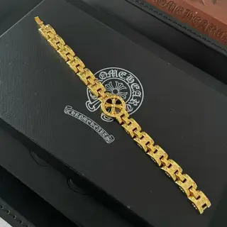 Chrome Hearts classic yellow gold watch strap bracelet