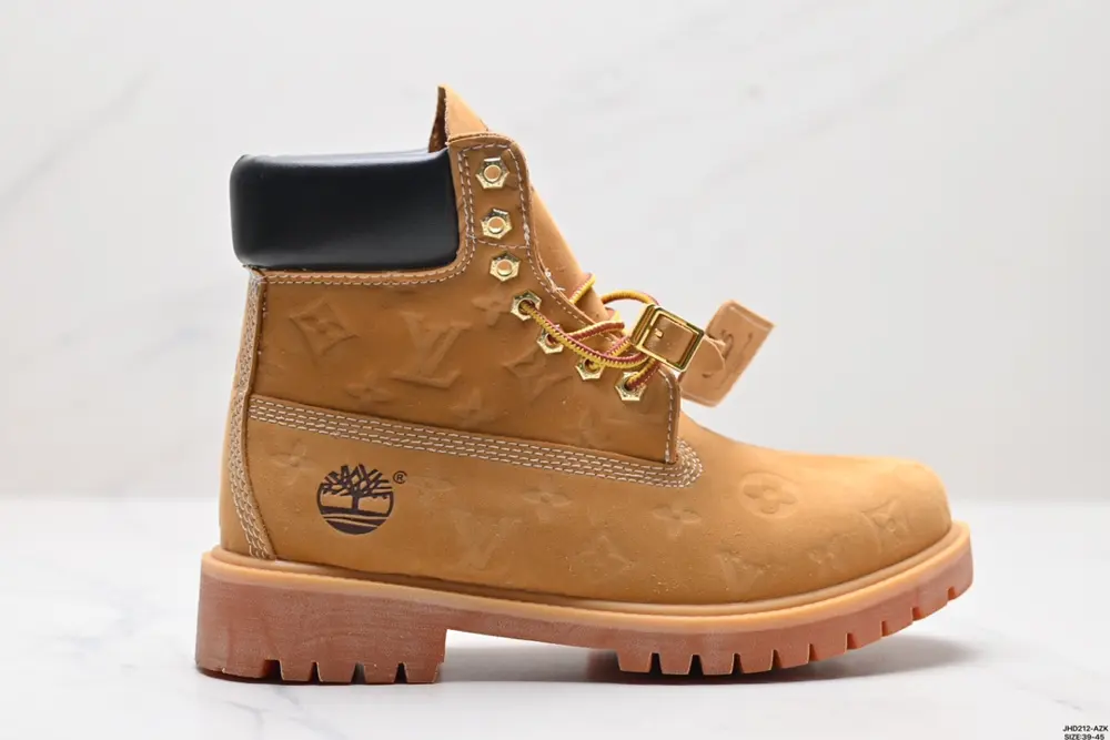 Timberland x Louis Vuitton cow leather classic full-print monogram round toe lace-up ADME1GSSS1A8D1N
