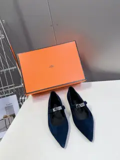 Hermès latest Kelly buckle fashion shoes