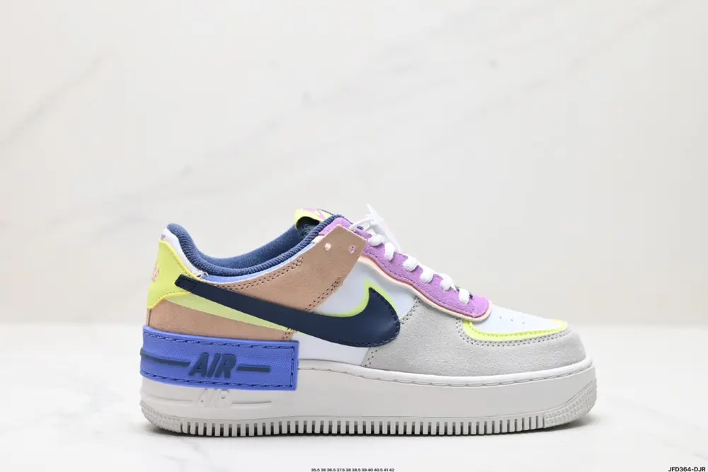 Nike WMNS Air Force 1 Shadow new girl deconstructionist design Macaron Air Force One CU8591-001