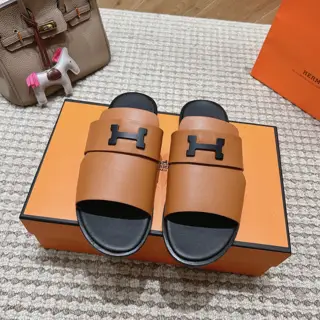 Hermès Colorblocked Hermès leather fabric