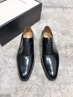 GUCCI Classic Oxford Men’s Business Formal Leather Shoes Classic Style Ultimate Art The