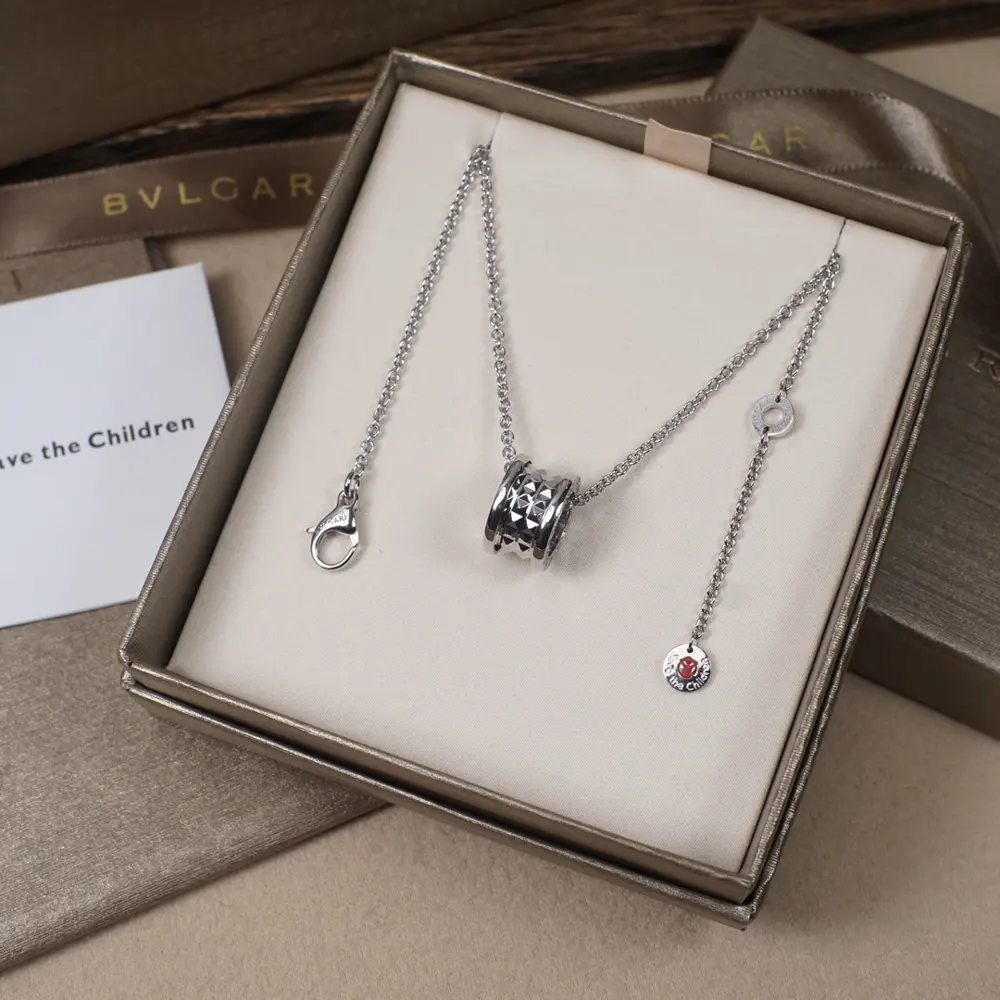 BVLGARI [925 sterling silver throughout] Both sides of the necklace are still customized
