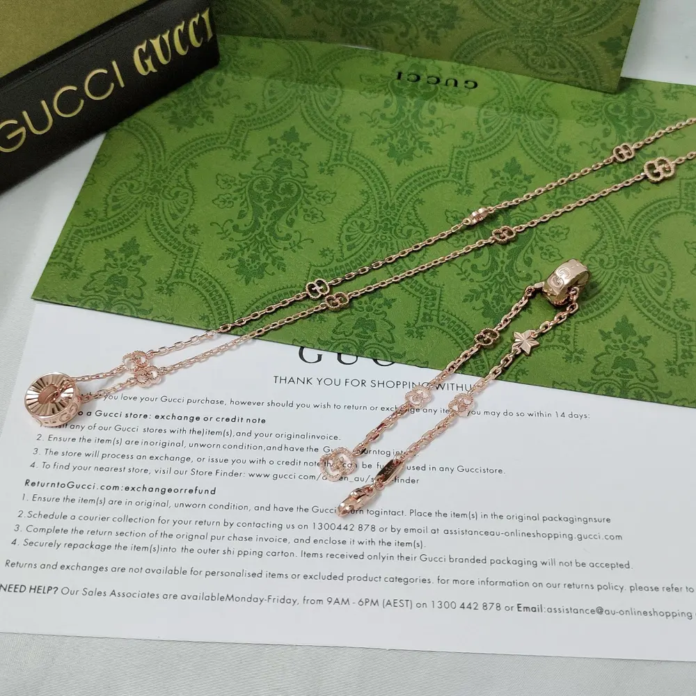 A new model from the Gucci Icon collection This precious necklace