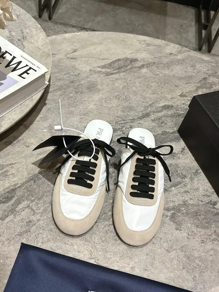 Prada Thin-soled Dexter Half-slippers for Women