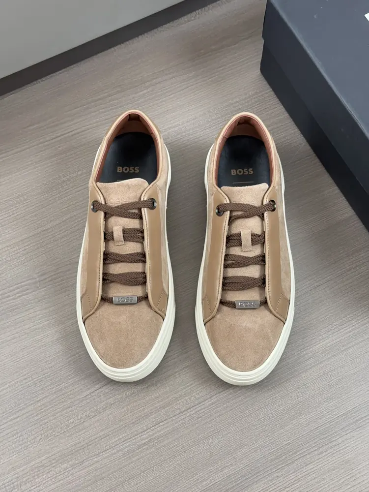 BOSS suede calfskin