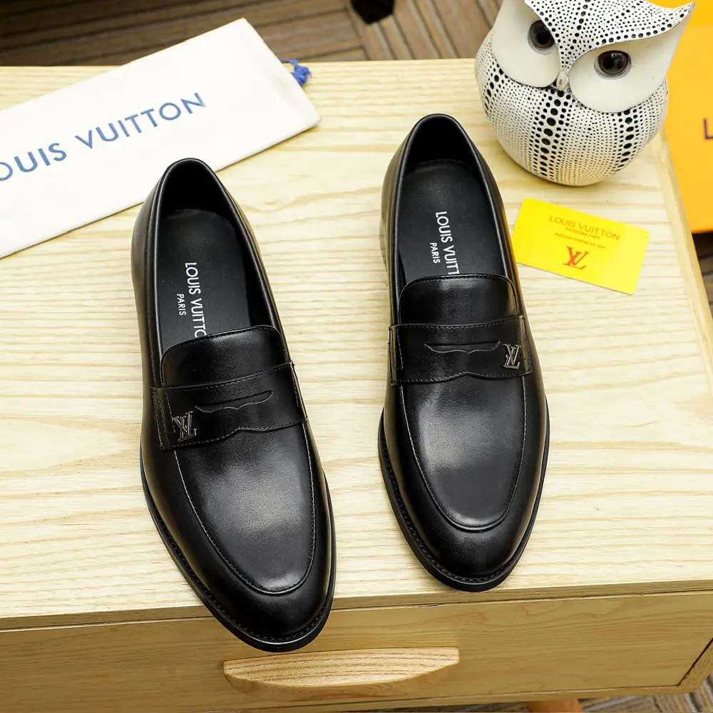 Louis Vuitton high-end business formal leather shoes