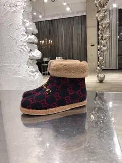 Gucci women’s autumn and winter wool boots