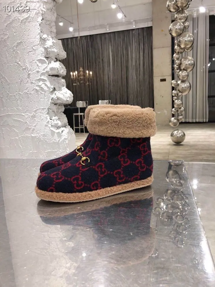 Gucci women’s autumn and winter wool boots