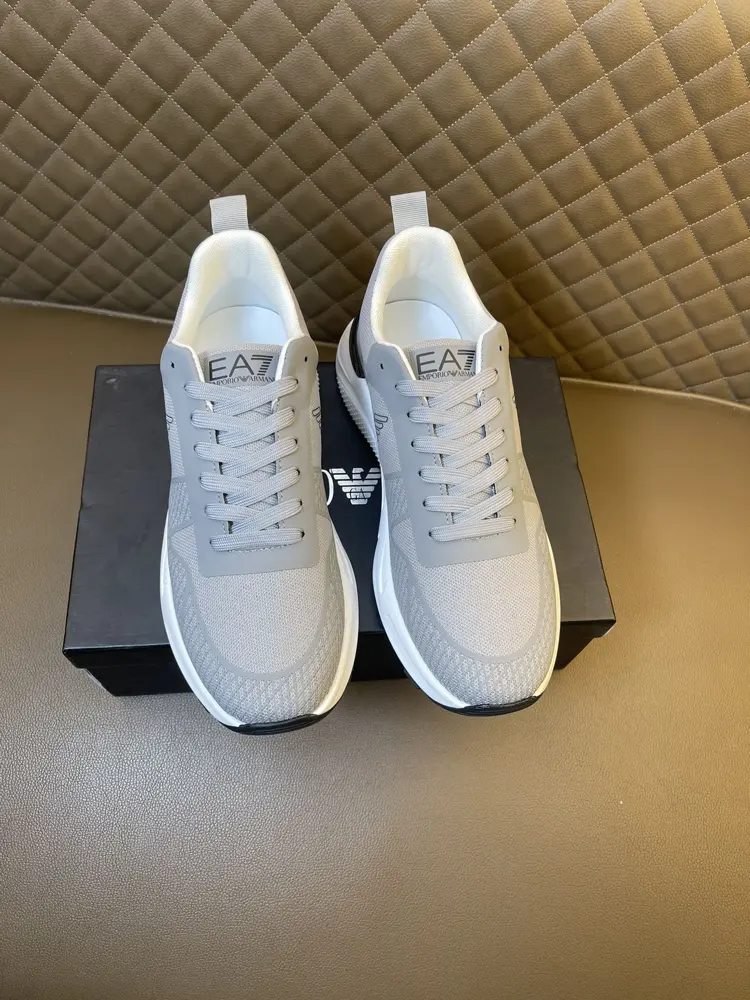 Armani casual sports shoes. Upper