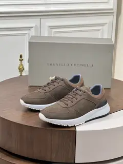 Brunello Cucinelli lace-up casual sports shoes for men
