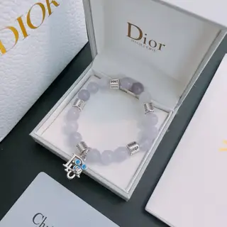 Counter crafted version DIOR multi-element agate Thai silver style bracelet same as