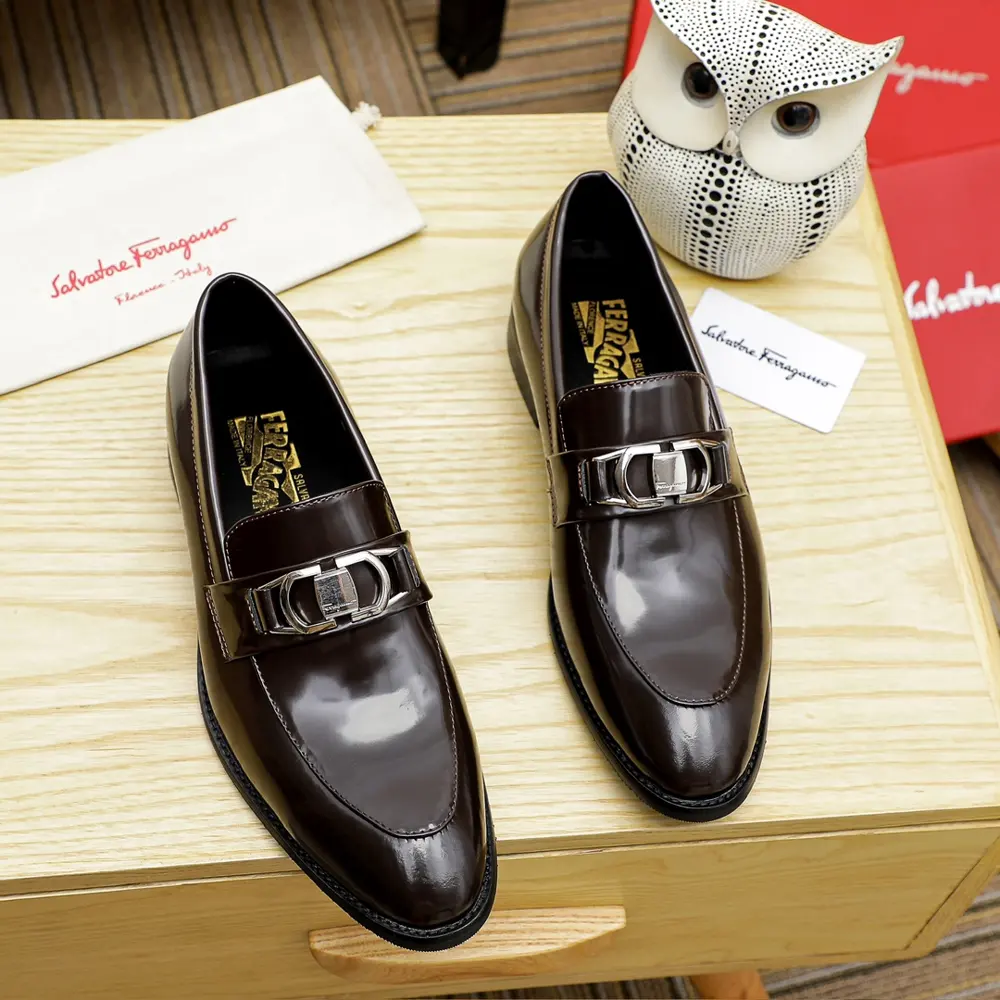 Salvatore Ferragamo casual slip-on shoes Official website original 1:1 mold