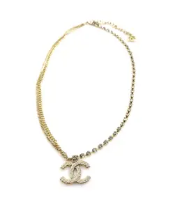 Chanel claw chain double necklace