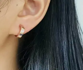 Cartier wide glossy LOVE earrings