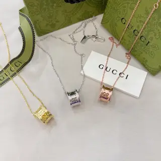 Gucci Double G hollow waist necklace