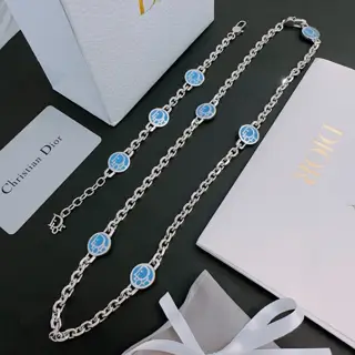 DIOR New Dior necklace Original goods New counter model Retro fashion essentials Can be