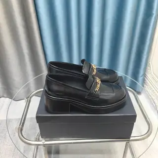Chanel Double C Chain Thick-soled Loafers