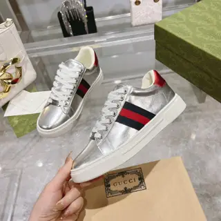 GUCCI white shoes