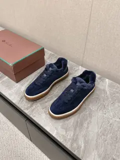 Loro piana wool-lined casual shoes