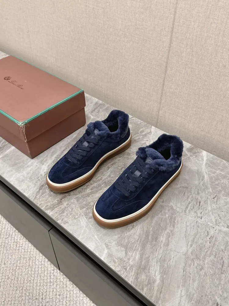 Loro piana wool-lined casual shoes